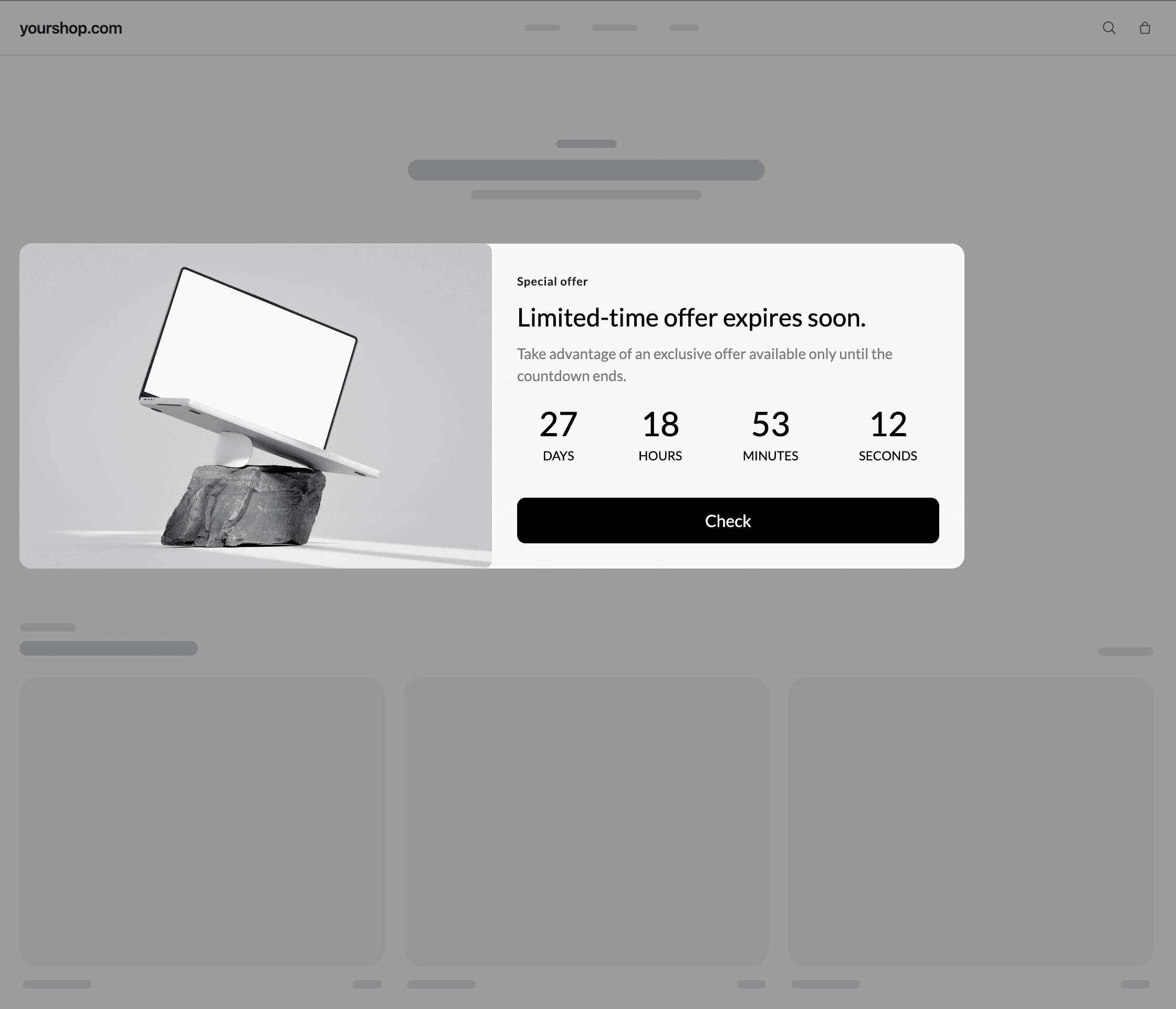 Communication design prepared by artificial intelligence in DropUI, screen 6 of 8
