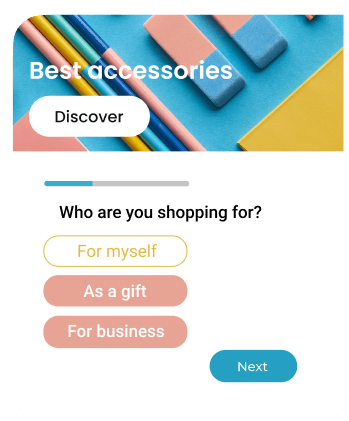 Example of embedded store content