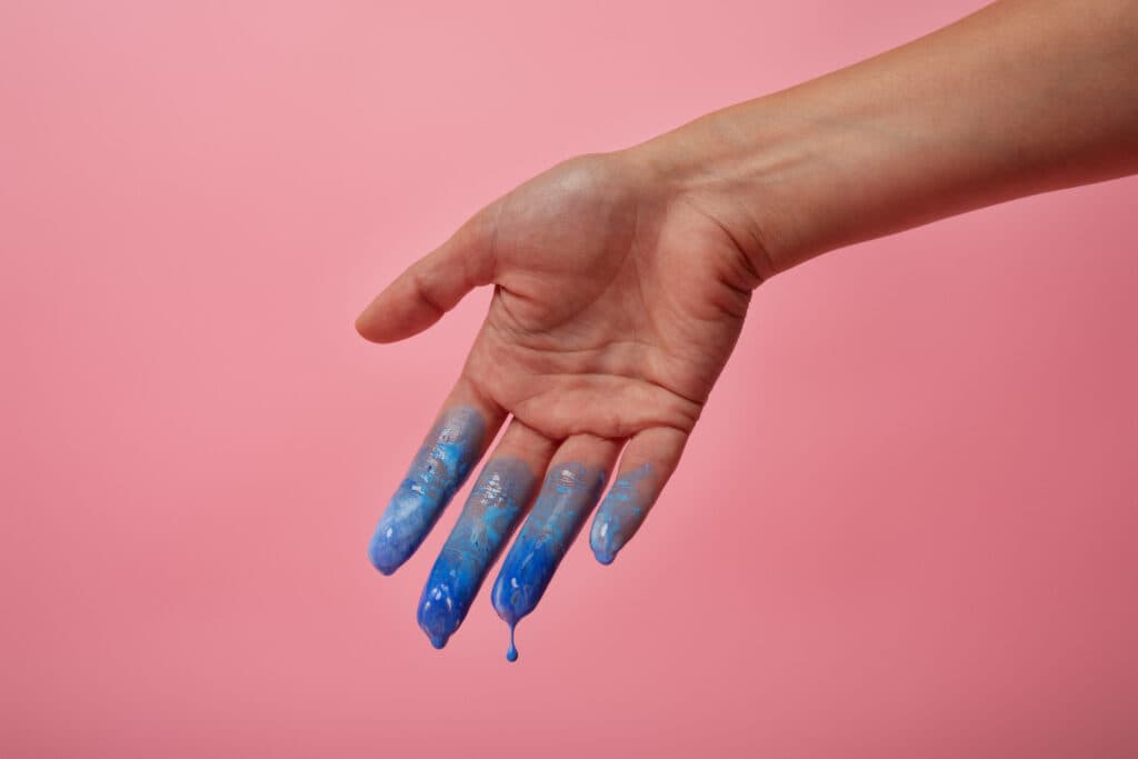 Glass nails created with Moyci products