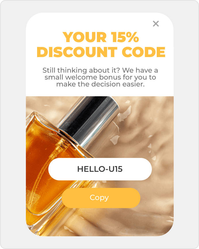Scenario preview: returning customer offer