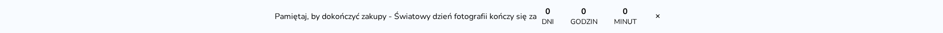 Podgląd kampanii: Licznik czasu: Światowy Dzień Fotografii