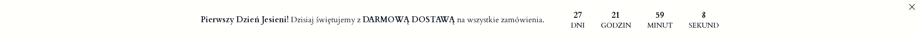 Podgląd kampanii: Darmowa dostawa z okazji Pierwszego Dnia Jesieni