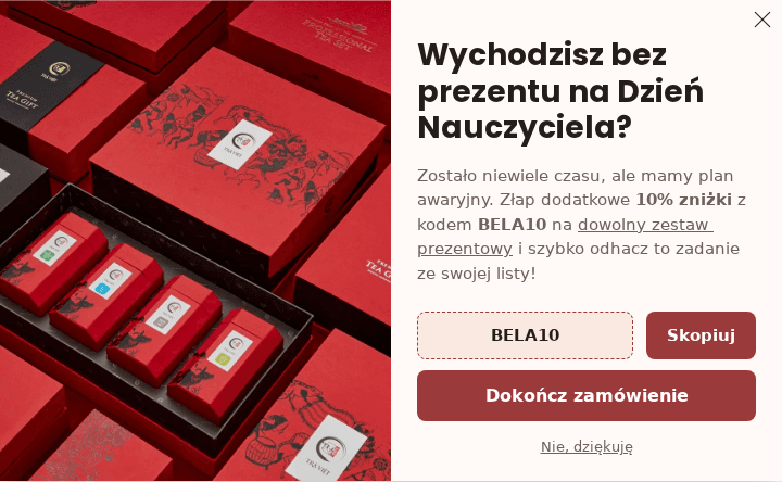 Podgląd kampanii: Ostatnia szansa na prezent na Dzień Nauczyciela