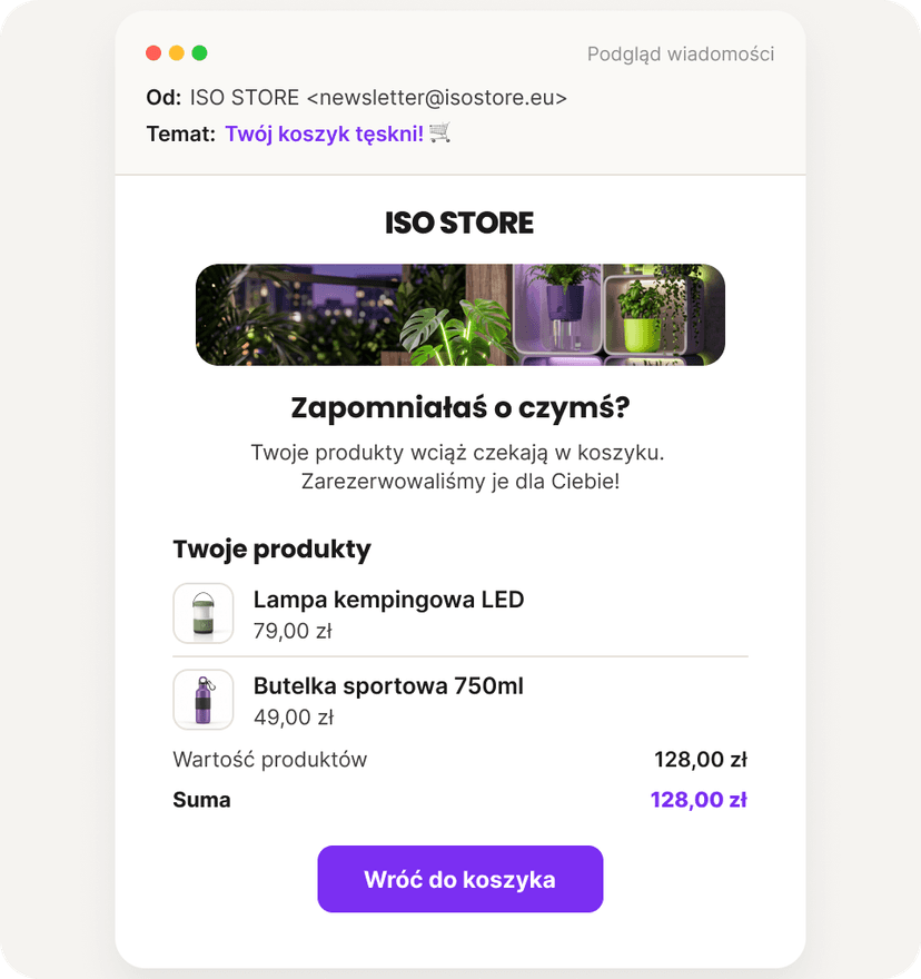 Przykład zapisu do komunikacji e-mail